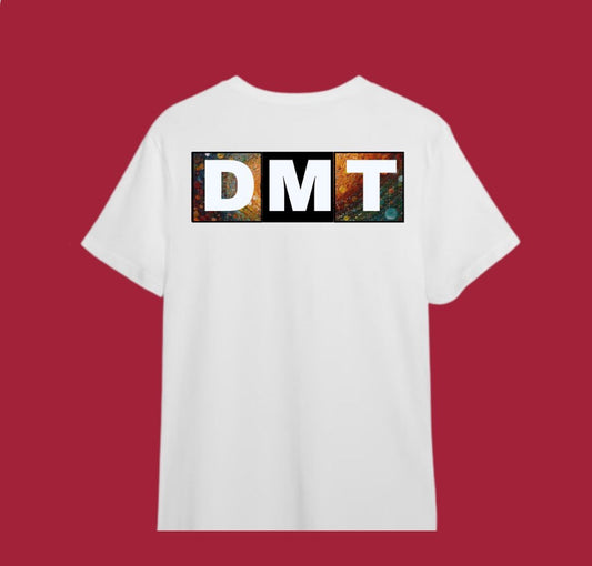 WhiteVisory COTTON-JERSEY REGULAR-FIT T-SHIRT Dimethyltryptamine WITH LOGO PRINT