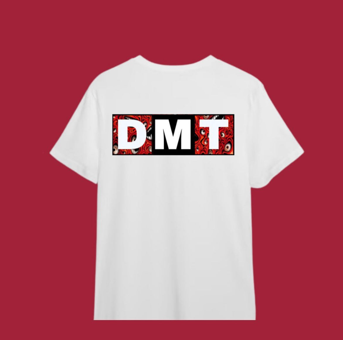 WhiteVisory COTTON-JERSEY REGULAR-FIT T-SHIRT Dimethyltryptamine WITH LOGO PRINT